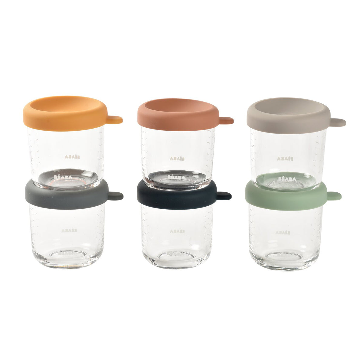 250ml Glass Containers - 6 Pack