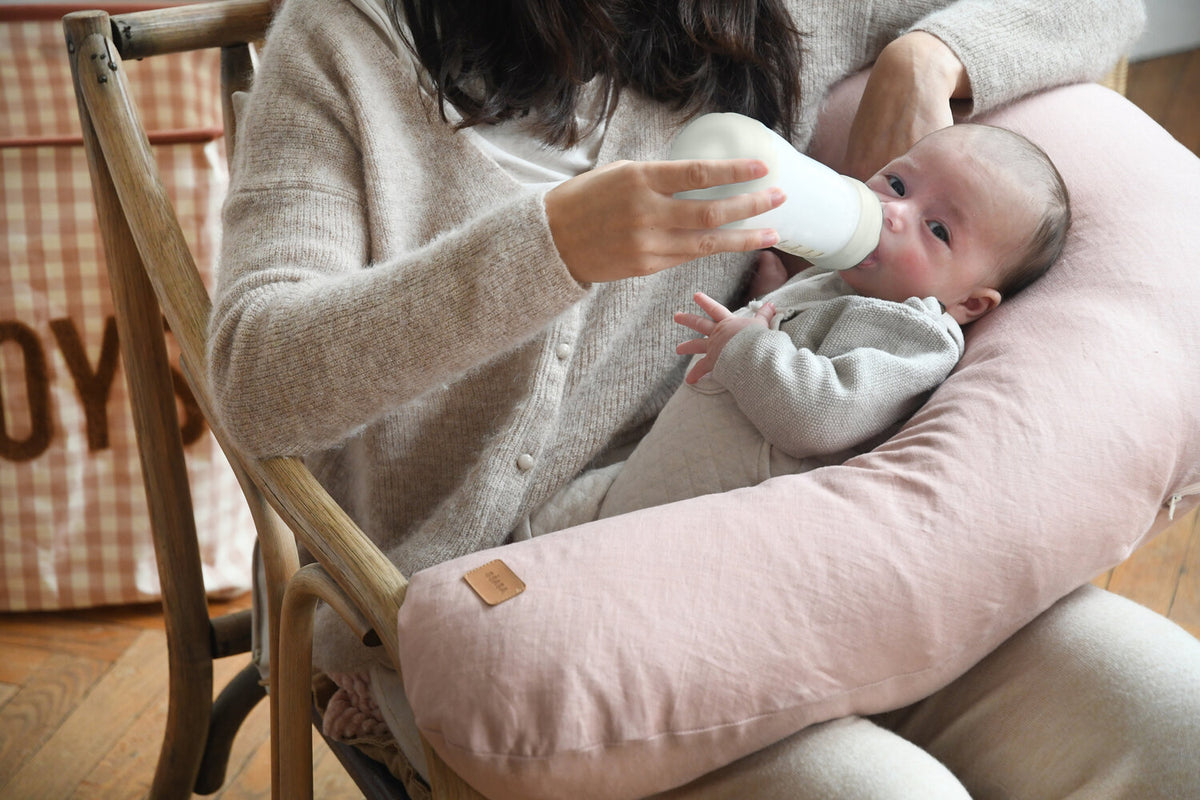 Big Flopsy Linen Nursing Pillow