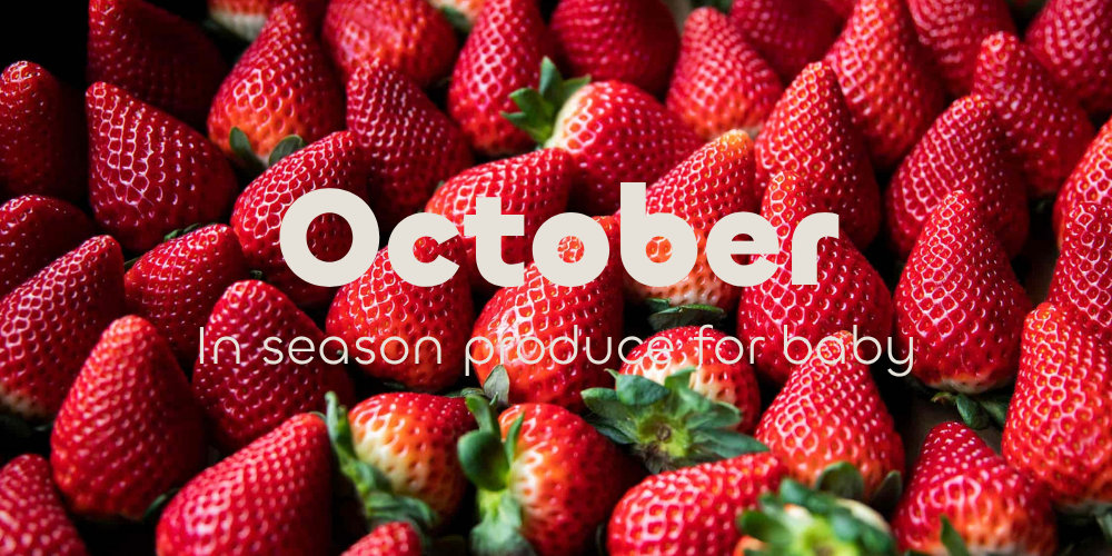 What's in Season: October Produce for Baby Food