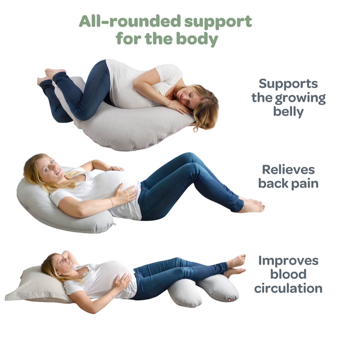 Big Flopsy Jersey Nursing Pillow - Nature