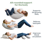 Big Flopsy Jersey Nursing Pillow - Nature