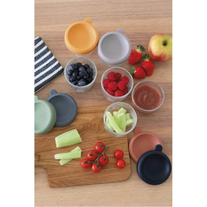 Glass & Silicone Containers 6 Pack - 150ml