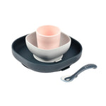 Silicone Suction Meal Set - Night Blue
