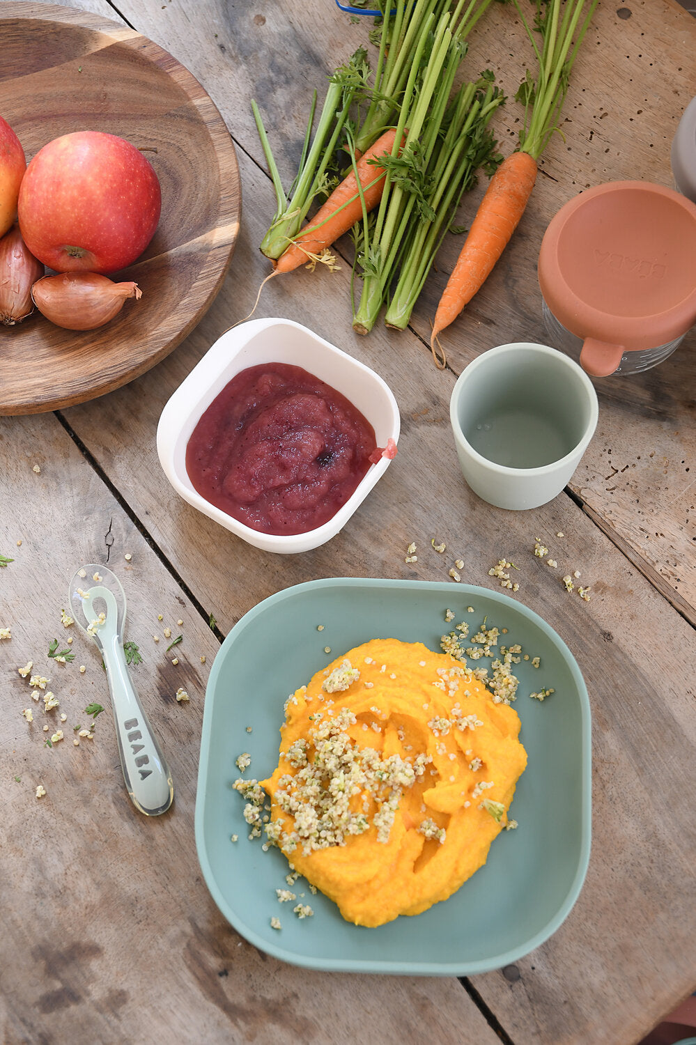 Baby Feeding Set - Sage