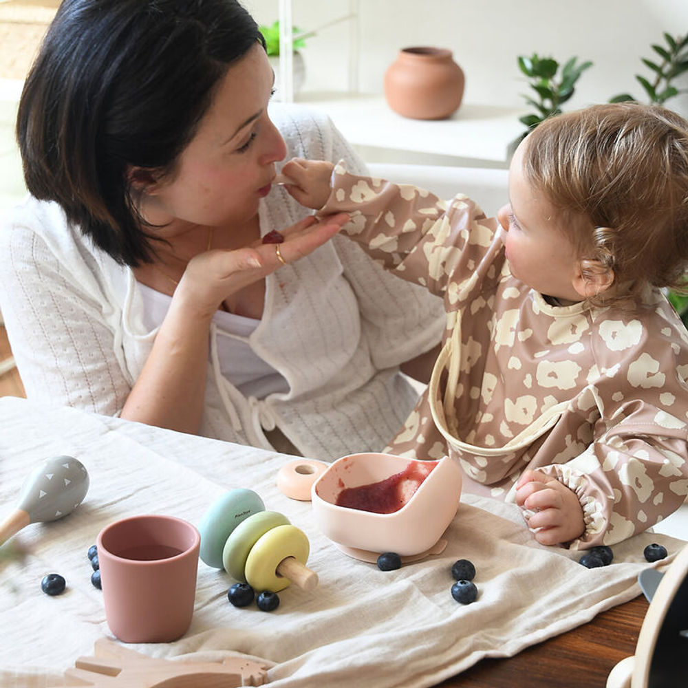 Cotton Candy Silicone Suction Meal Set