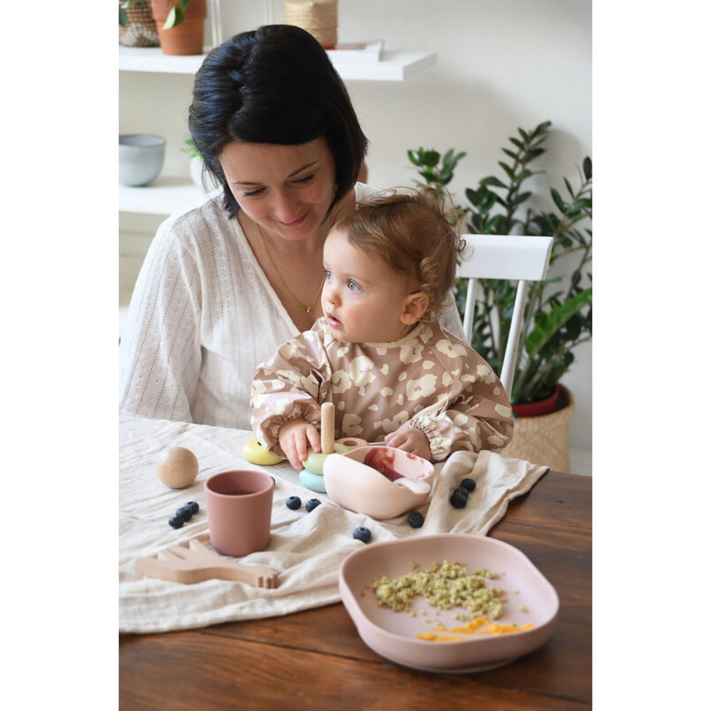 Cotton Candy Silicone Suction Meal Set