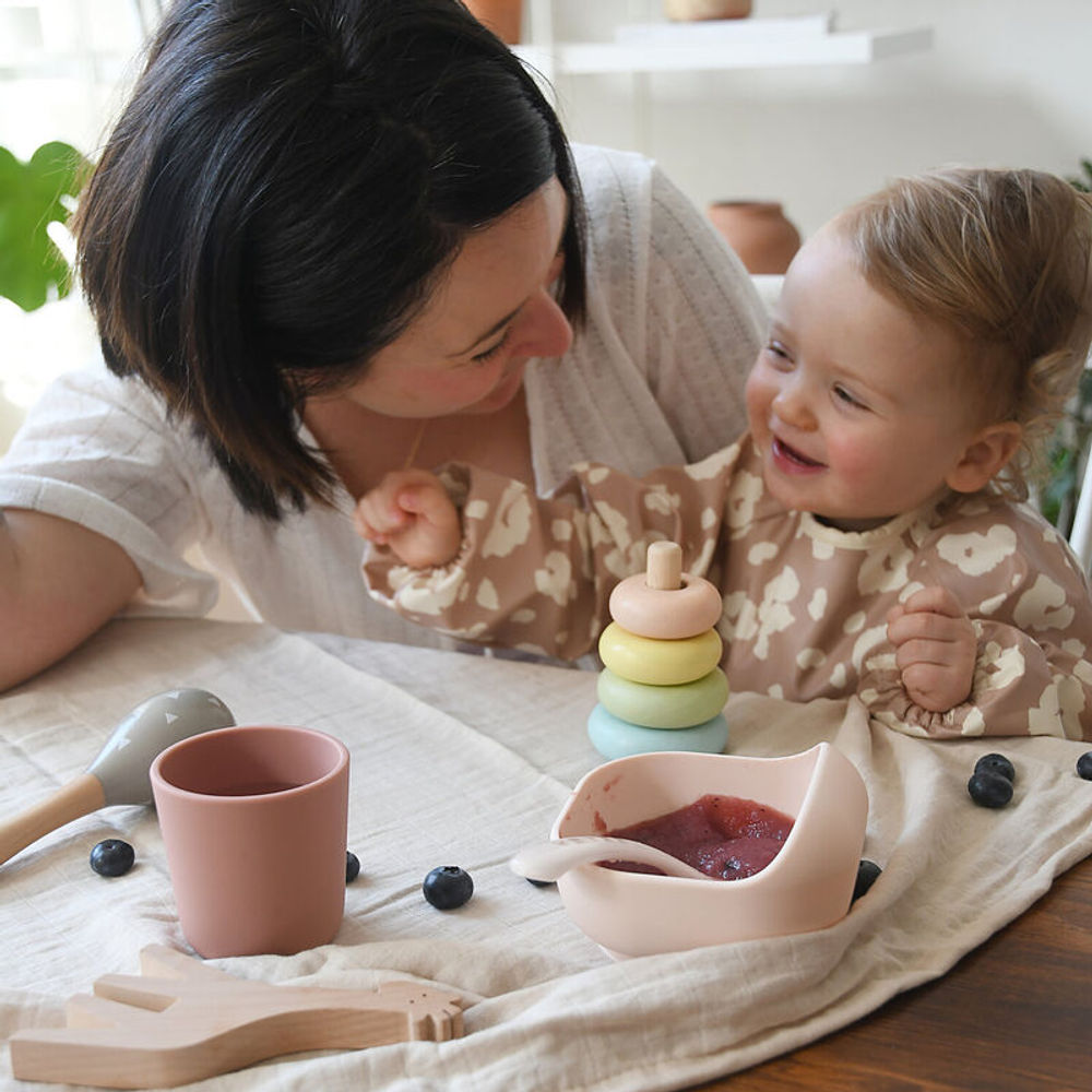 Cotton Candy Silicone Suction Meal Set