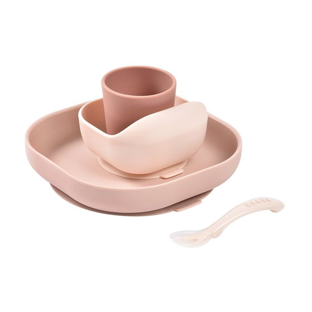 Cotton Candy Silicone Suction Meal Set
