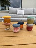 250ml Glass Containers - 6 Pack