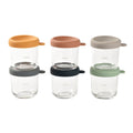 250ml Glass Containers - 6 Pack