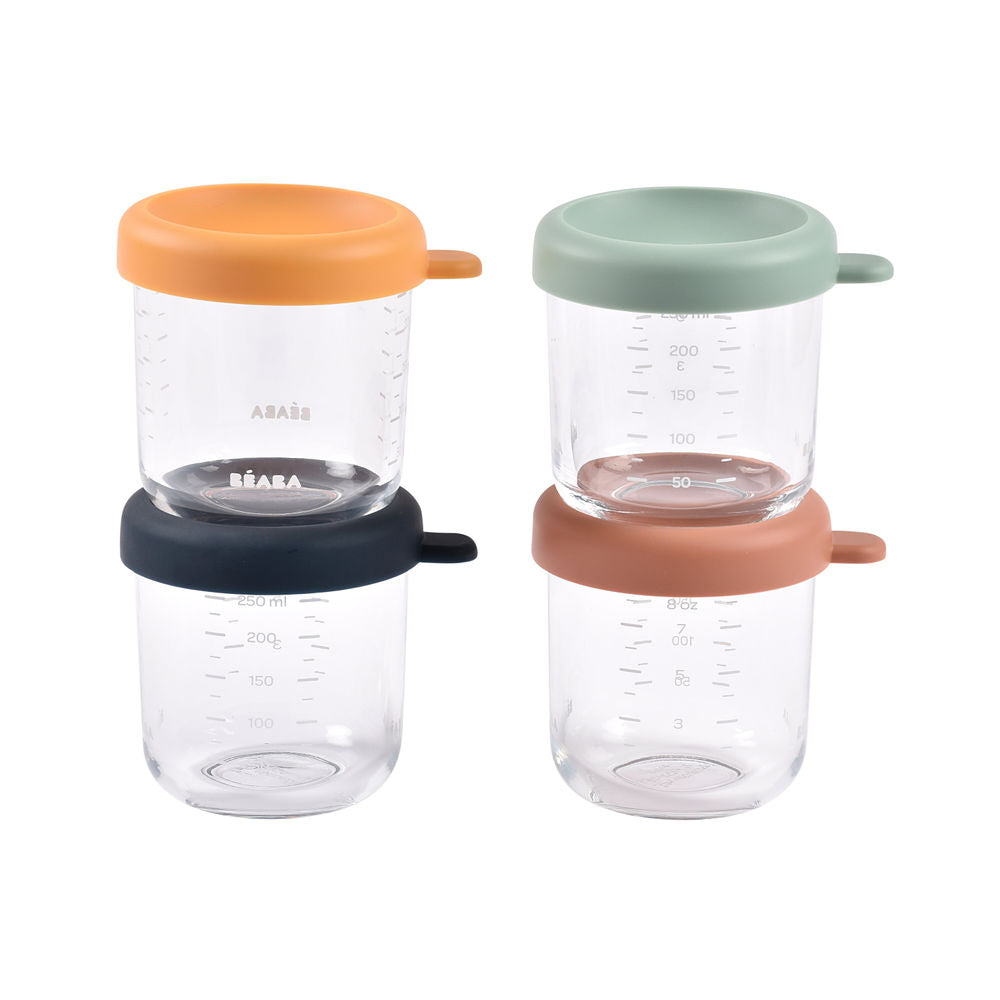 Glass Jars 4 Pack - 250ml