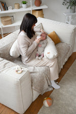 Big Flopsy Linen Nursing Pillow
