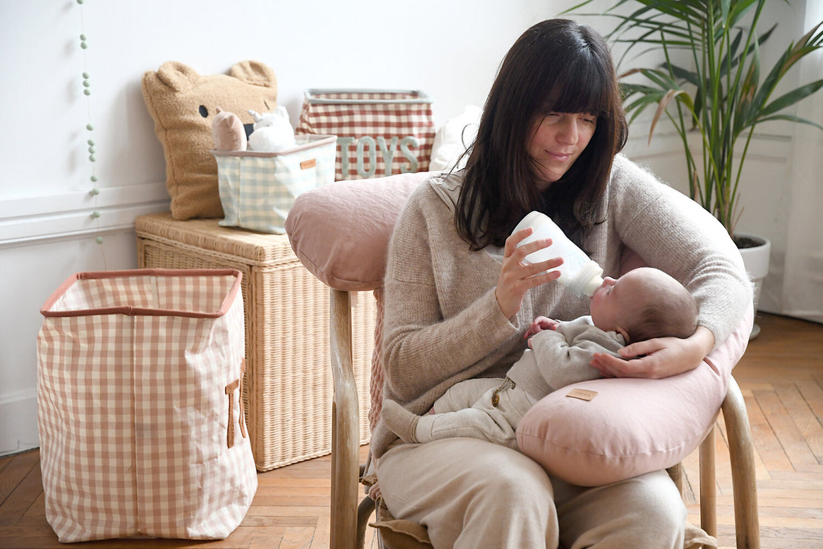 Big Flopsy Linen Nursing Pillow