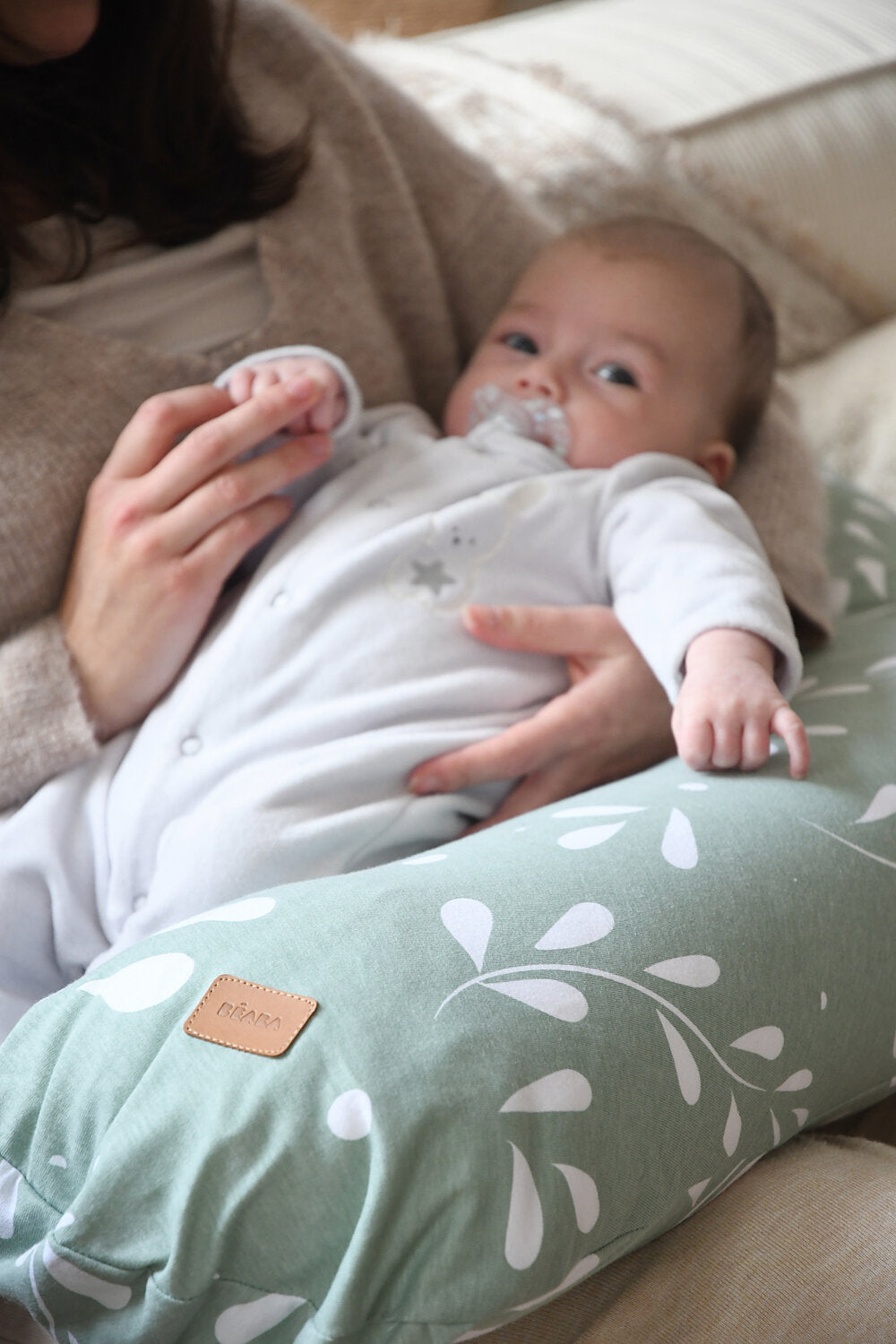 Big Flopsy Jersey Nursing Pillow - Nature