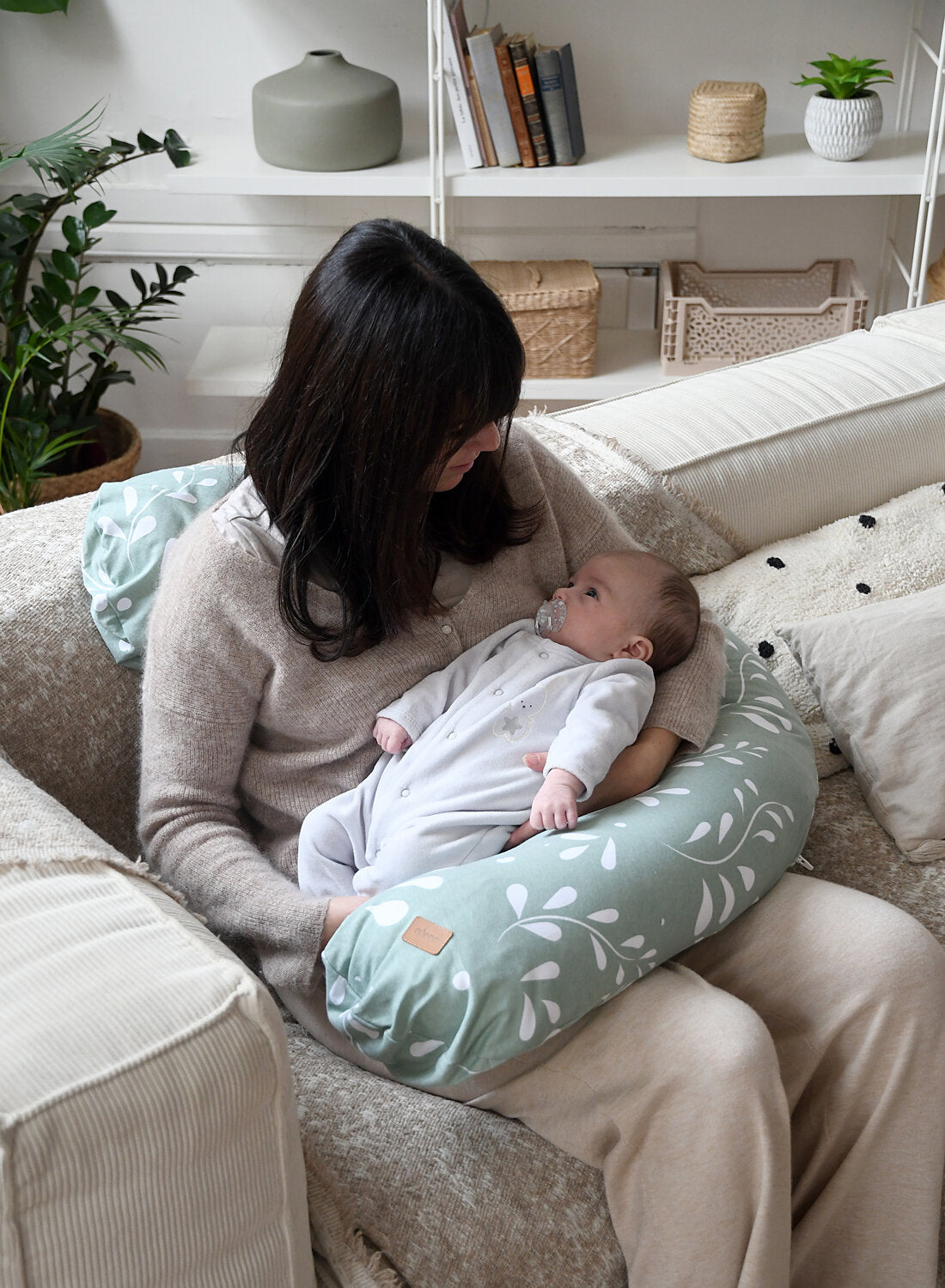Big Flopsy Jersey Nursing Pillow - Nature