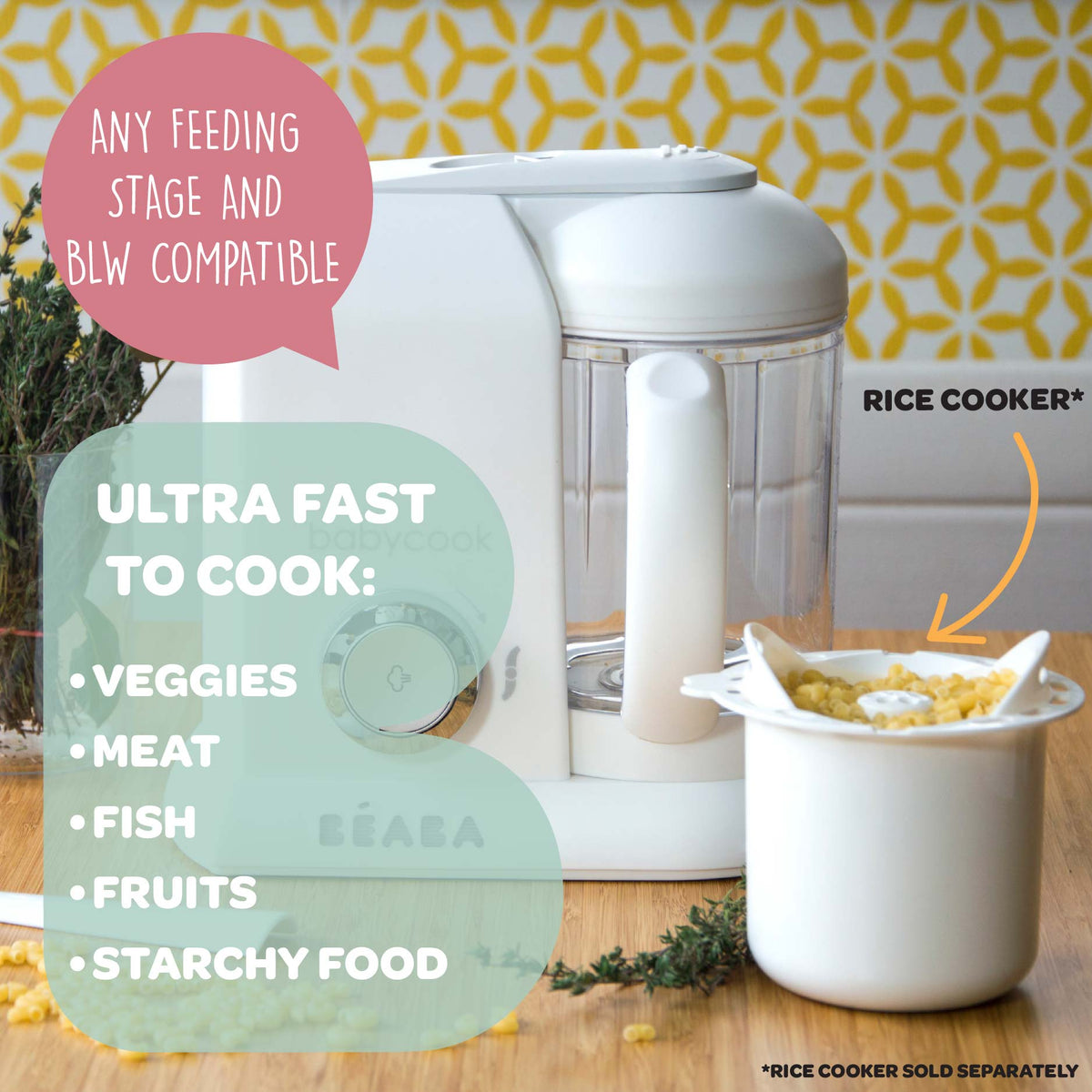 Babycook Solo Baby Food Maker - Clay