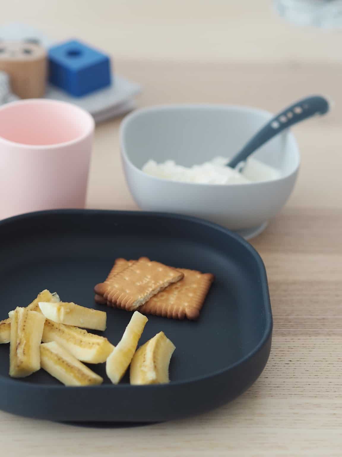 Silicone Suction Meal Set - Night Blue