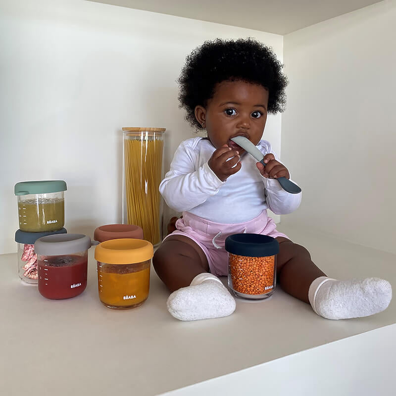 Beaba Glass & Silicone Containers 6 Pack - 250ml