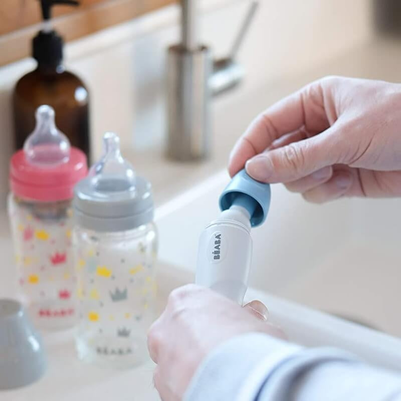 Beaba Silicone Bottle Brush - Blue