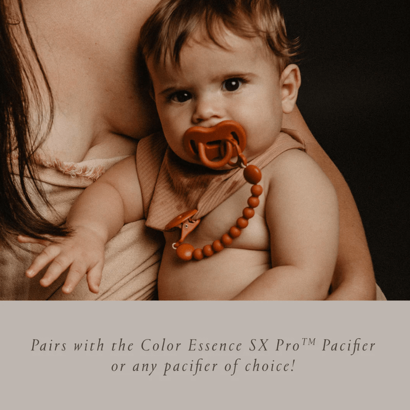 Colour Essence Silicone Bobble Soother Clip