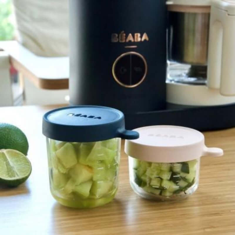 Beaba Glass & Silicone Containers 2 Pack 150ml & 250ml