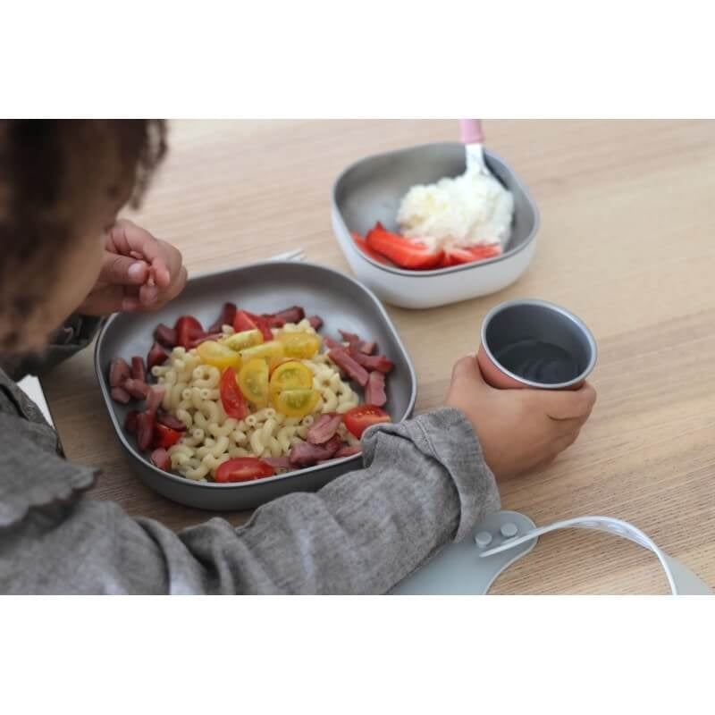 Beaba Stainless Steel Meal Set - Terracotta