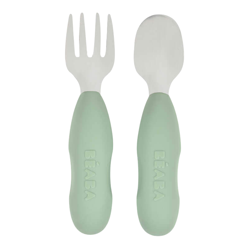 Beaba Stainless Steel Pre-Cutlery 2-Pack