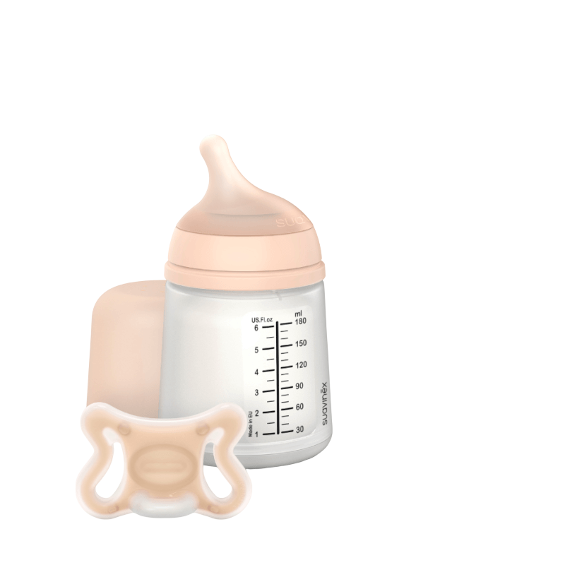 Suavinex Zero Zero Newborn Starter Set 180ml - Adaptable Flow 0+ Months